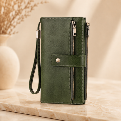 👛 Large Capacity Women’s Wallet with RFID Protection