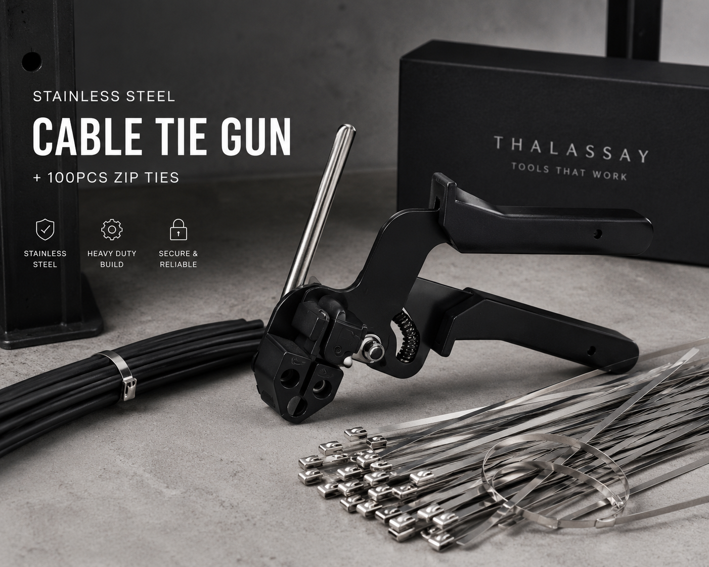 Stainless Steel Cable Tie Gun
