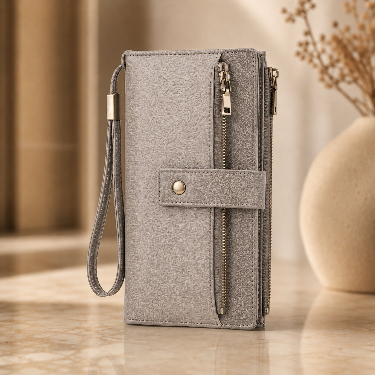 👛 Large Capacity Women’s Wallet with RFID Protection