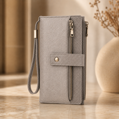 👛 Large Capacity Women’s Wallet with RFID Protection