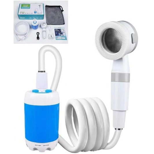 Portable Rechargeable Outdoor Shower Pump - Bucket Water Sprayer for Camping, Hiking & Car Washing