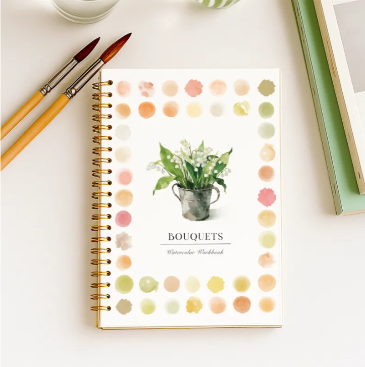 🔥LAST DAY SALE 49% OFF 🖼️Beginner-Friendly💕 Watercolor Workbook