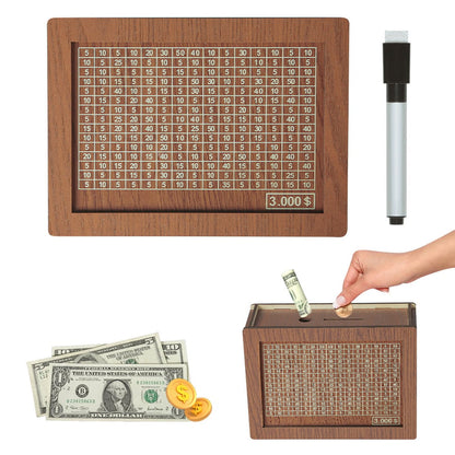 Hot Sale 49% OFF 🔥Wooden Savings Box—Create Your 2026 New Year Savings Plan