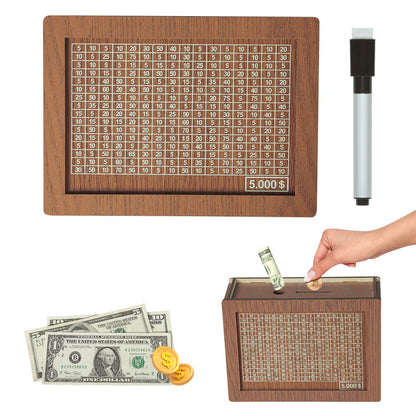 Hot Sale 49% OFF 🔥Wooden Savings Box—Create Your 2026 New Year Savings Plan