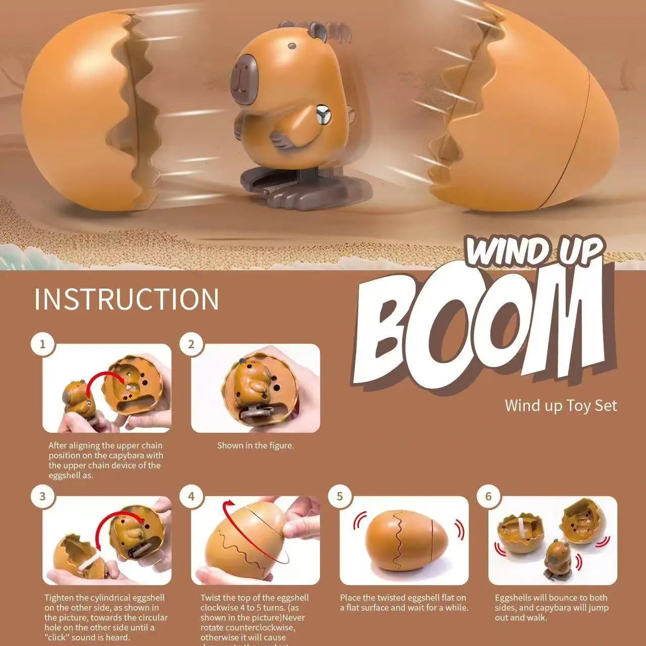 LAST DAY 49% OFF🦖 Wind-Up Jumping Dinosaur Toy – Funny Party Favor for Kids