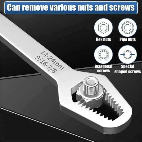 🔧 Last Day 49% OFF – Universal Automotive Torx Wrench ⚙️ Self-Tightening Multi-Size Grip