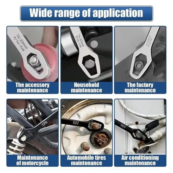 🔧 Last Day 49% OFF – Universal Automotive Torx Wrench ⚙️ Self-Tightening Multi-Size Grip