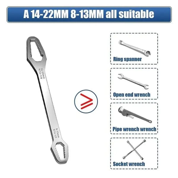 🔧 Last Day 49% OFF – Universal Automotive Torx Wrench ⚙️ Self-Tightening Multi-Size Grip