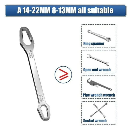 🔧 Last Day 49% OFF – Universal Automotive Torx Wrench ⚙️ Self-Tightening Multi-Size Grip