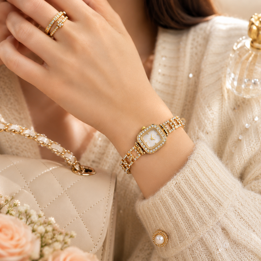 ✨ Sparkly Rhinestone Watch – A Cute Gift That Makes Every Outfit Shine
