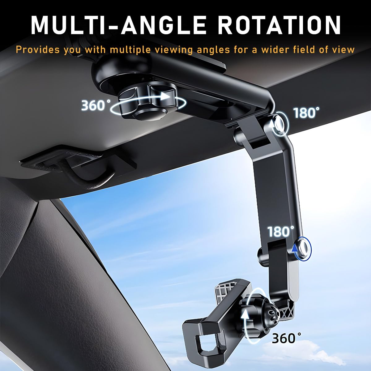 🔥Rotatable & Retractable Car Phone Holder