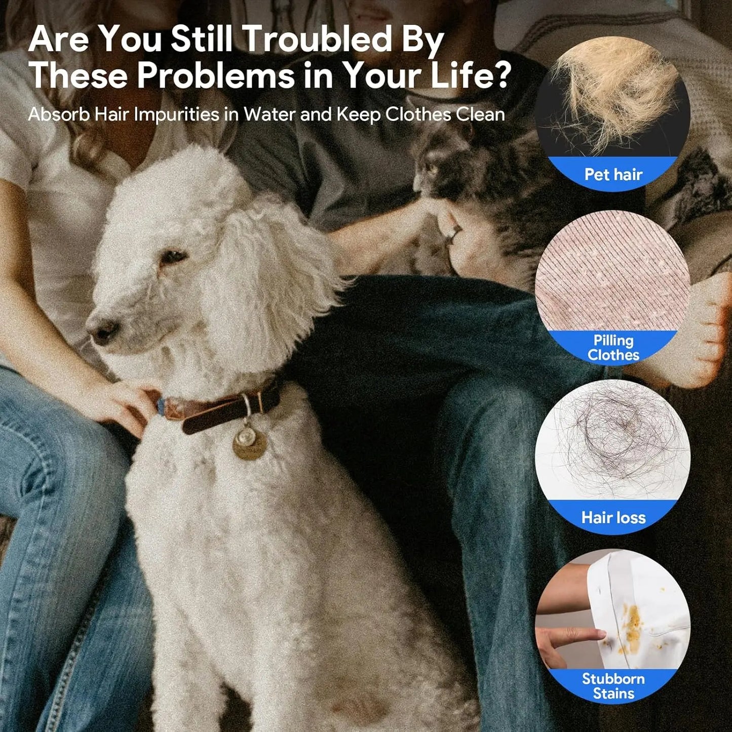 ✨ Laundry Pet Hair Removal Fish — Cleaner Clothes For Pet Owners
