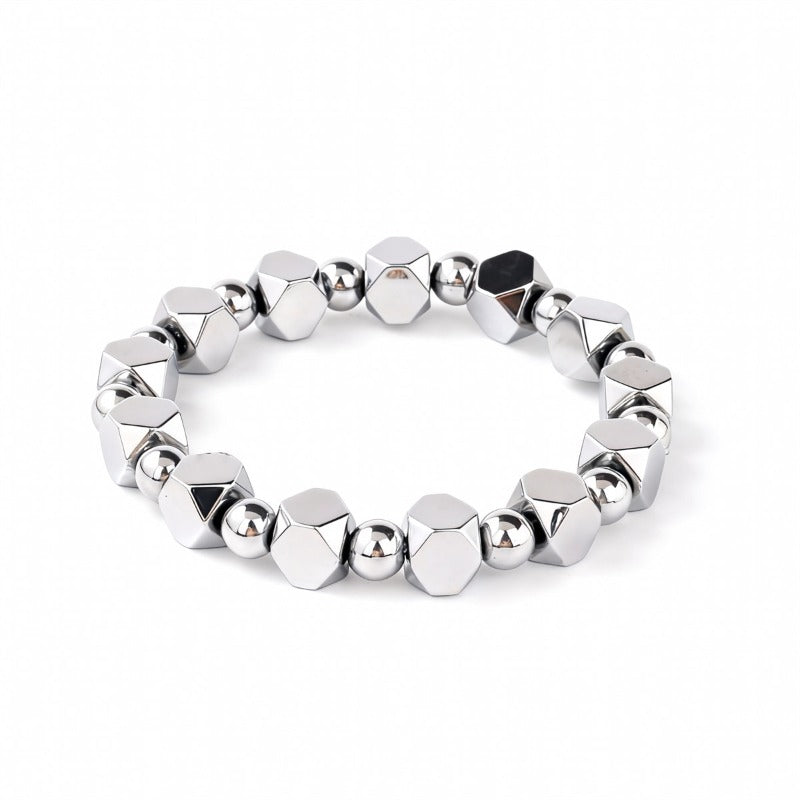 Faceted Stone Protection Bangle