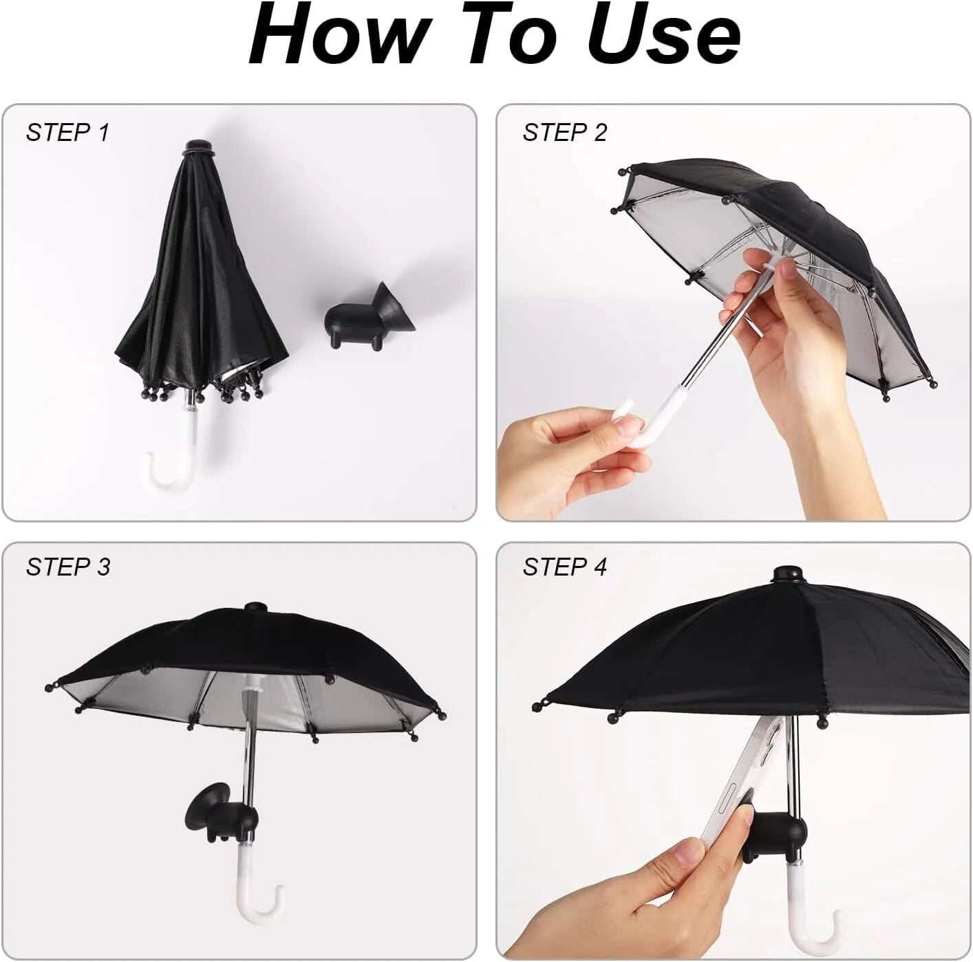 ☀️ Bring Vacation Vibes Anywhere — The Playful Outdoor Phone Umbrella Holder
