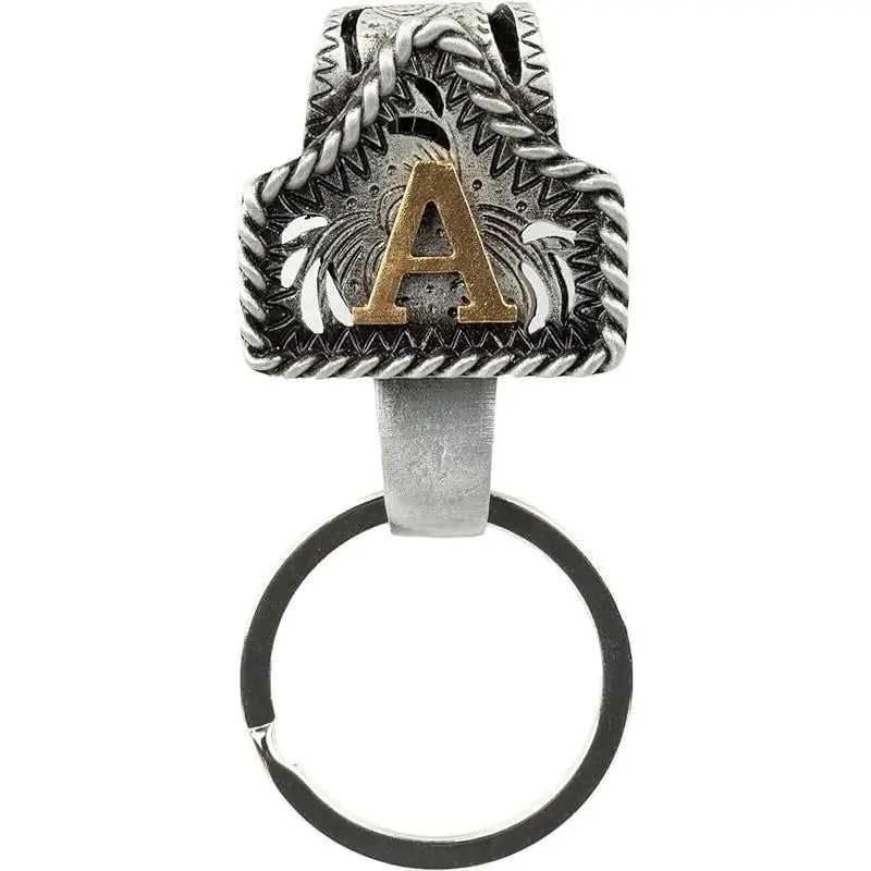 Cow Tag Belt Key Holder 🔑 | Western Style Clip + Custom Initial 🤠
