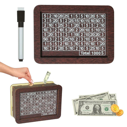 Hot Sale 49% OFF 🔥Wooden Savings Box—Create Your 2026 New Year Savings Plan