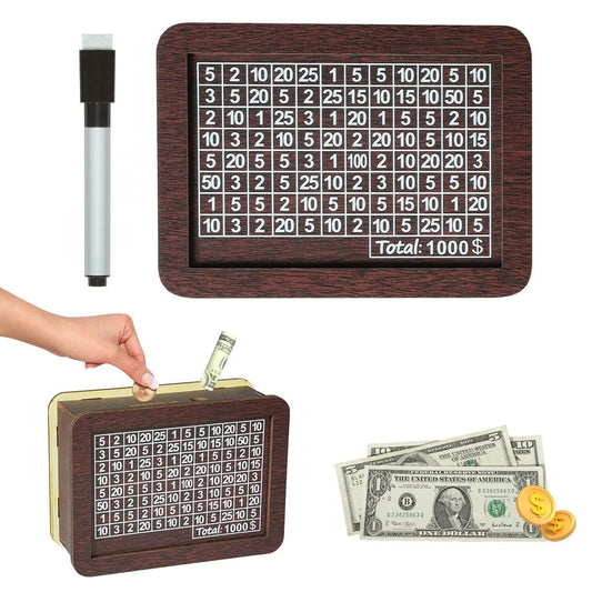 Hot Sale 49% OFF 🔥Wooden Savings Box—Create Your 2026 New Year Savings Plan