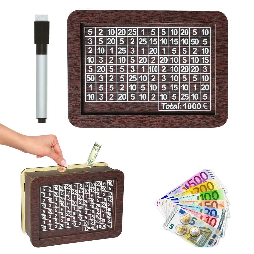 Hot Sale 49% OFF 🔥Wooden Savings Box—Create Your 2026 New Year Savings Plan