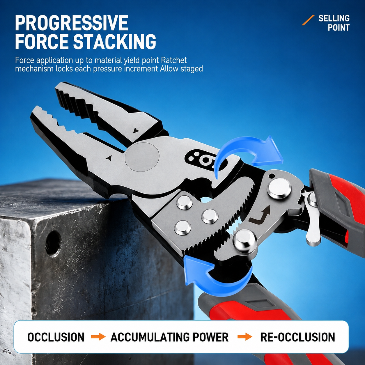🔧 9-Inch Ratchet Locking Pliers – Grip, Lock & Work With Less Effort