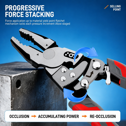 🔧 9-Inch Ratchet Locking Pliers – Grip, Lock & Work With Less Effort