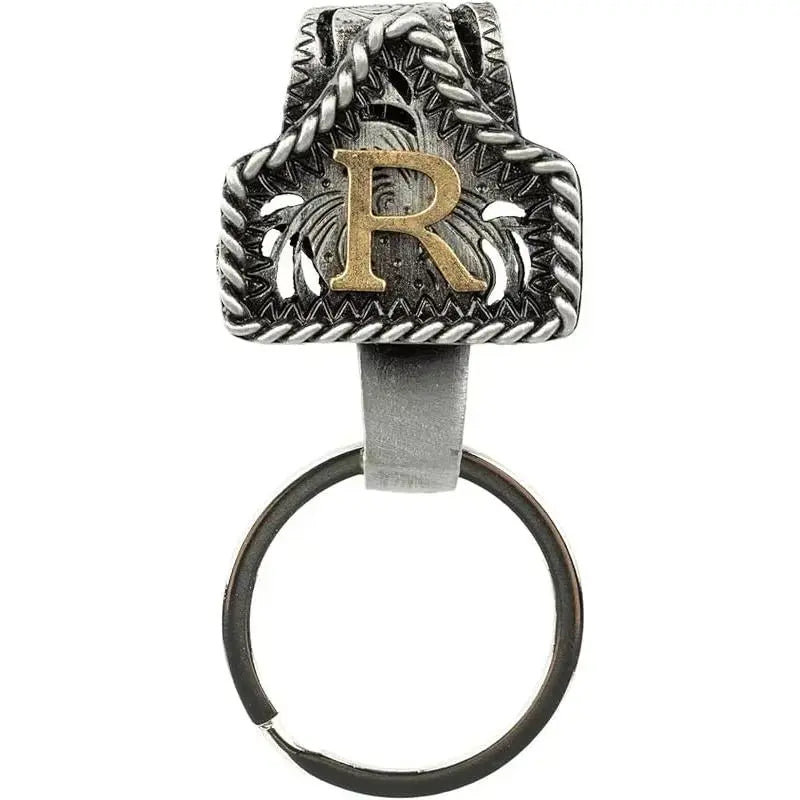 Cow Tag Belt Key Holder 🔑 | Western Style Clip + Custom Initial 🤠