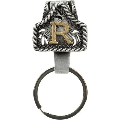 Cow Tag Belt Key Holder 🔑 | Western Style Clip + Custom Initial 🤠