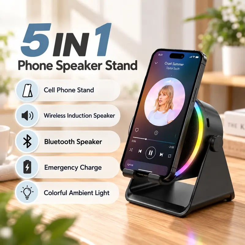 Wireless Induction Bluetooth Speaker