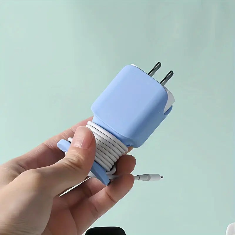 Keep your cable neatly wrapped in seconds — No knots, No messy bags, No wasted time. 🔌✨