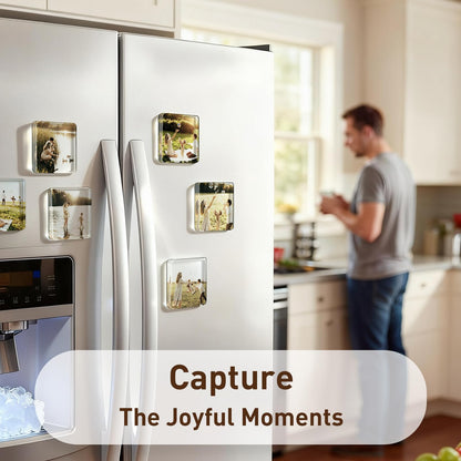 📸 DIY Photo Fridge Magnet Kit– Create Custom Magnets from Your Favorite Memories