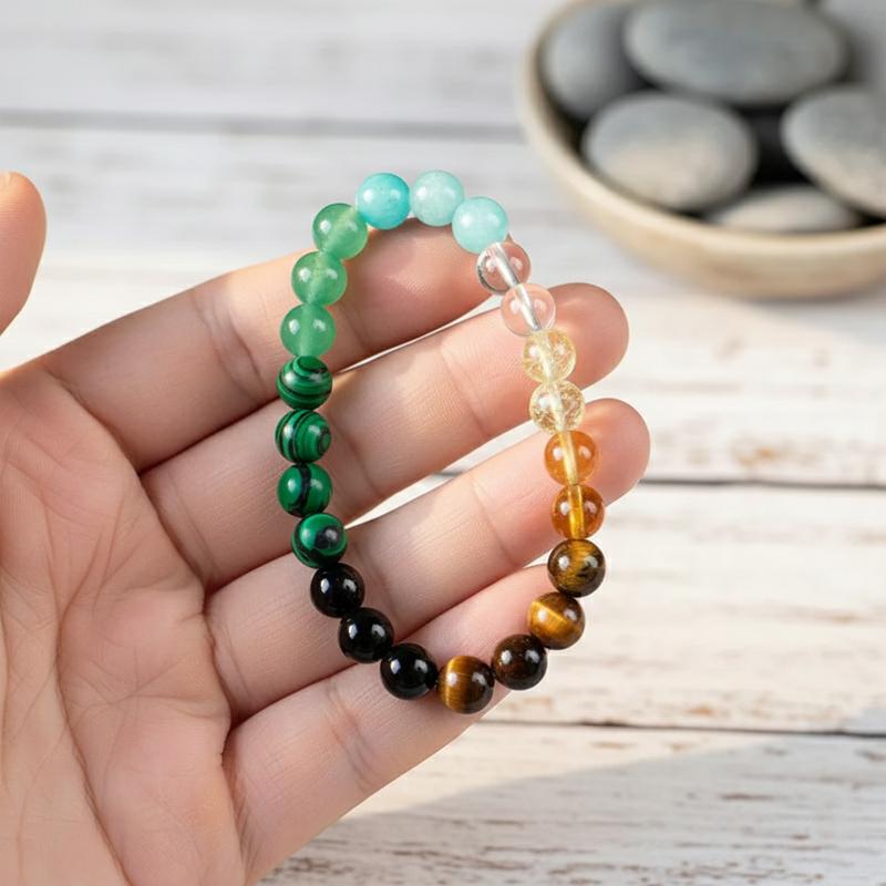 ✨Last Day 49% OFF 🔥 Wealth Energy Money Attraction Bracelet | Green Aventurine & Tiger Eye