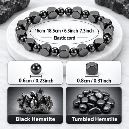 Faceted Stone Protection Bangle