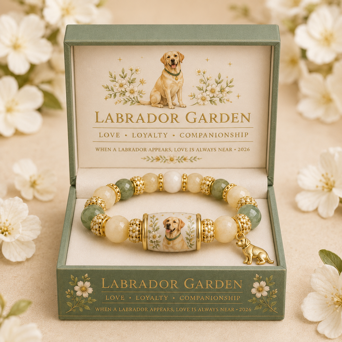 🐾 Labrador Garden Bracelet A Timeless Companion for Every Labrador Lover ❤️