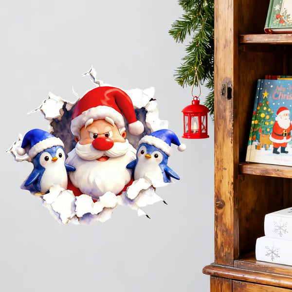 🔥Festival Sale - 50% OFF!!📢🎄 Christmas Creative Wall Stickers From Careluxpro – Add Instant Festive Cheer to Any Room, Easy to Peel & Stick ✨