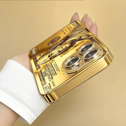 Money Pattern Printed Gold 100 Dollar Bill Multi-Model All-Inclusive Phone Case
