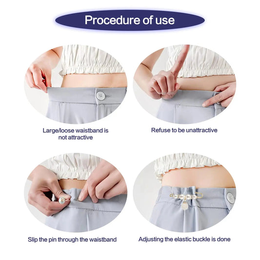 ✨ Pearl Waist Cincher Brooch – Make Loose Clothes Fit Better