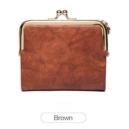 ✨ Women's Vintage Foldable Wallet – Compact & Spacious!