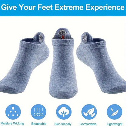 ✨ Non-Slip Smiley Tab Socks – Stay-Put Comfort & Cute Style!