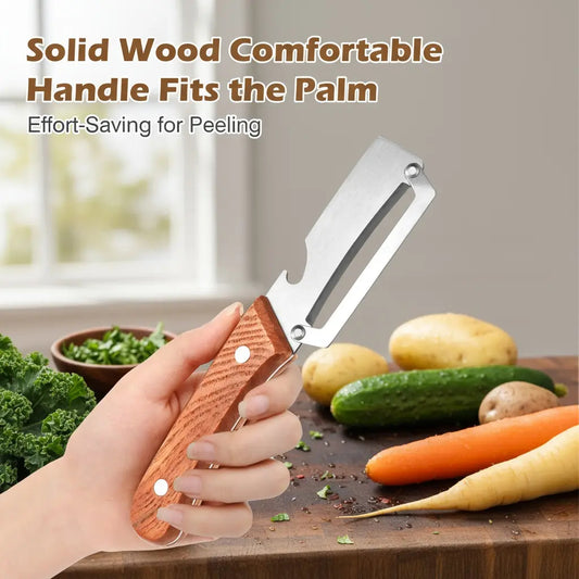 Peel Potatoes, Carrots & Apples Faster — Without Hand Strain
