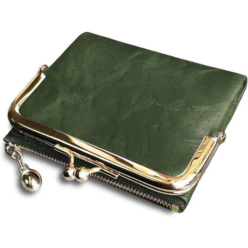 ✨ Women's Vintage Foldable Wallet – Compact & Spacious!
