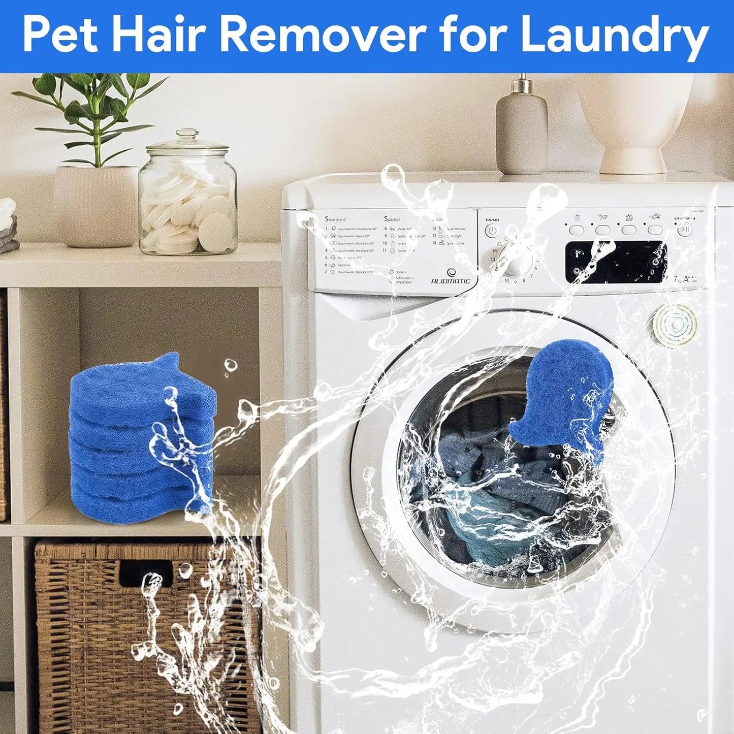 ✨ Laundry Pet Hair Removal Fish — Cleaner Clothes For Pet Owners