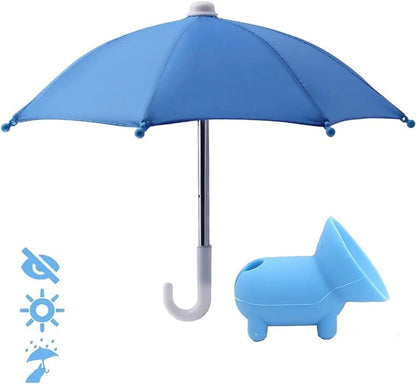 ☀️ Bring Vacation Vibes Anywhere — The Playful Outdoor Phone Umbrella Holder