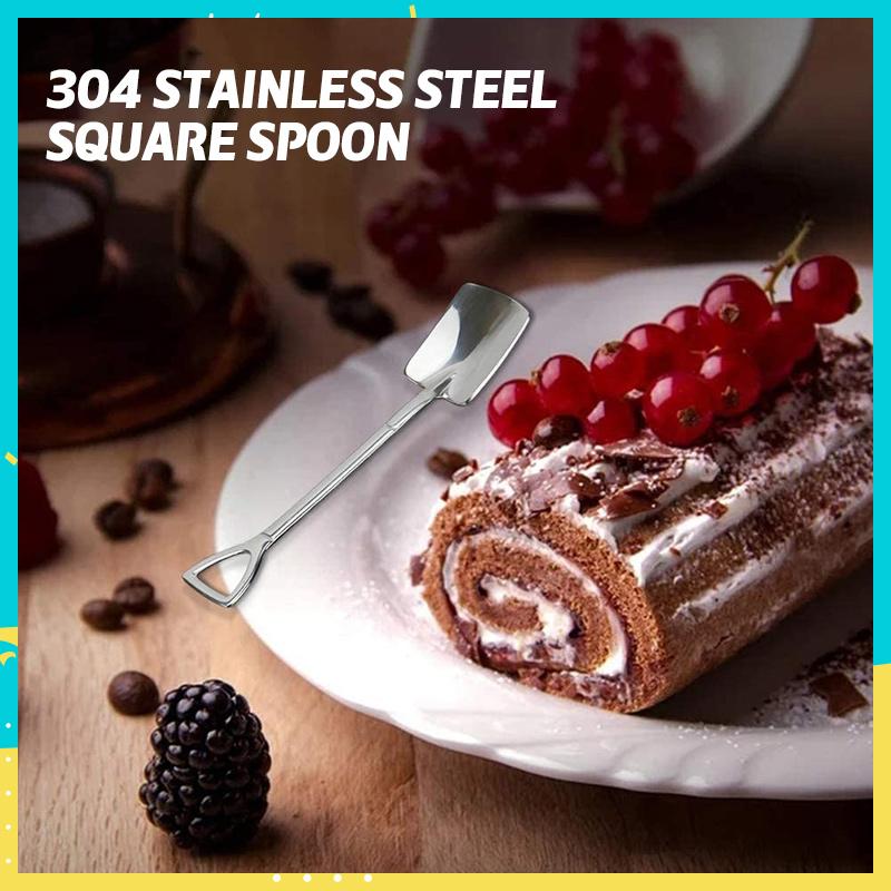 ✨ Not Your Ordinary Spoon – Unique Shovel Design Dessert Spoon Set (4PCS)
