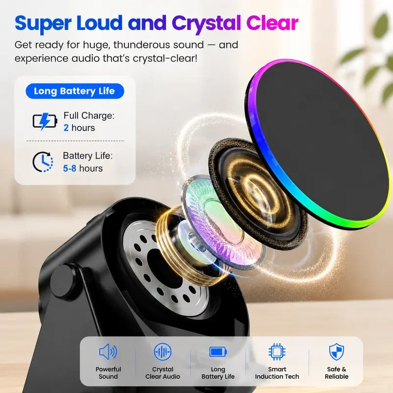 Wireless Induction Bluetooth Speaker