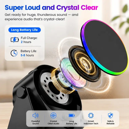 Wireless Induction Bluetooth Speaker