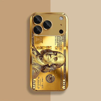 Money Pattern Printed Gold 100 Dollar Bill Multi-Model All-Inclusive Phone Case