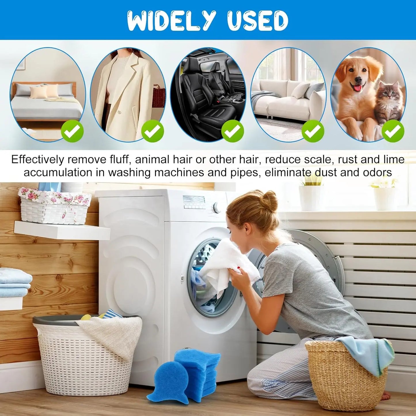 ✨ Laundry Pet Hair Removal Fish — Cleaner Clothes For Pet Owners
