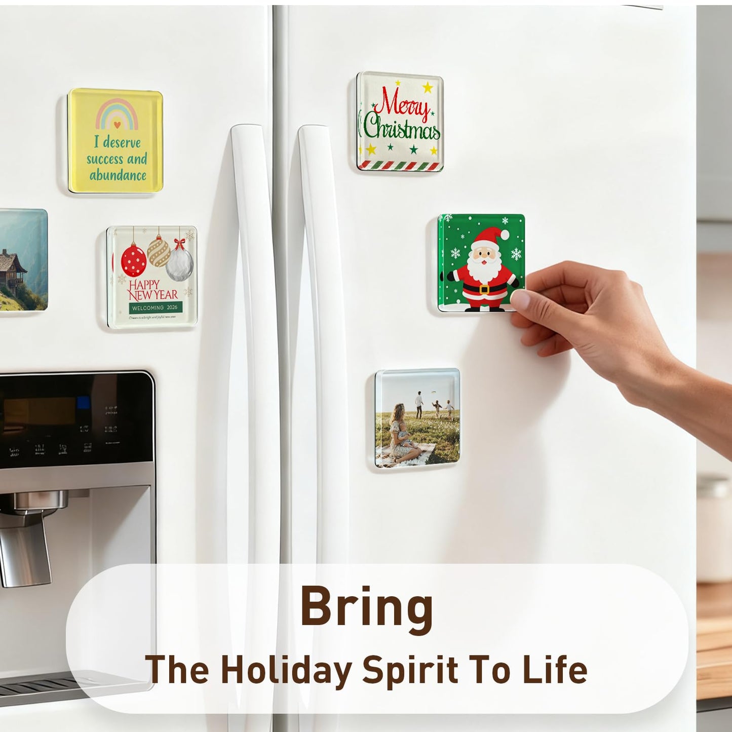 📸 DIY Photo Fridge Magnet Kit– Create Custom Magnets from Your Favorite Memories