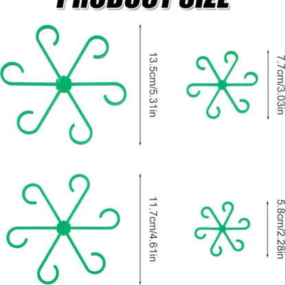 🌱 Reusable Plant Stem Support Clips – Keep Plants Neat & Upright