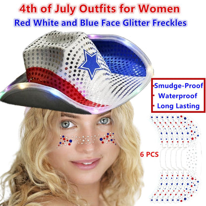 America 250 Ready 🇺🇸 | Glitter Freckles for Parties, Parades & Fireworks