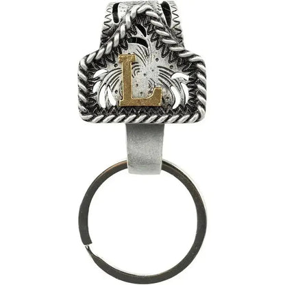 Cow Tag Belt Key Holder 🔑 | Western Style Clip + Custom Initial 🤠